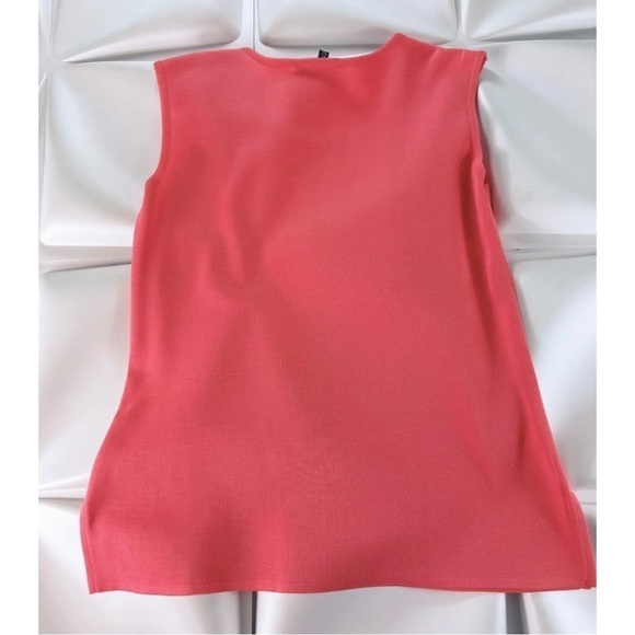 Misook Women Sz PS P S Coral Pink Twinset Cardigan Tank Sweater 2pc Set NEW - Picture 7 of 13